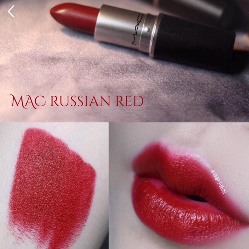 SON MAC THỎI SIÊU LÌ MÀU RUSSIAN RED MAC RETRO MATTE