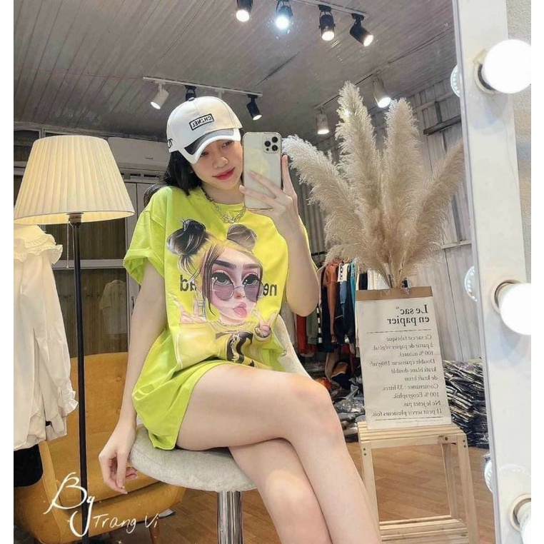 ÁO PHÔNG IN HÌNH CÔ GÁI , 4 MÀU HOT HIT, KÈM VIDEO & ẢNH THẬT , HÀNG QC TÚI ZIP XỊN XÒ