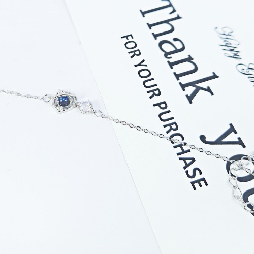 Lắc tay bạc nữ Happy Girl, vòng tay bạc nữ hình dải ngân hà Galaxy Bracelet
