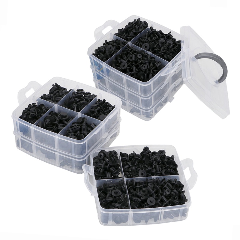 FENDER Hộp 620 Đinh Tán Bằng Nhựa Cho Xe Hơi Chuyên Dụng