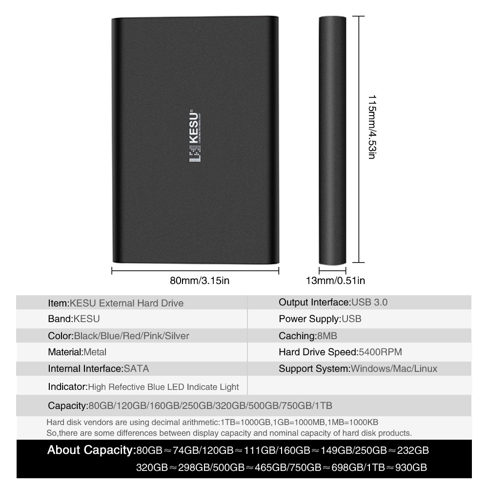 Hộp đựng ổ cứng HDD BOX SATA 3 USB 3.0 Gloway - Kesu K102B | WebRaoVat - webraovat.net.vn