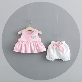 Set bộ ba lỗ bé gái