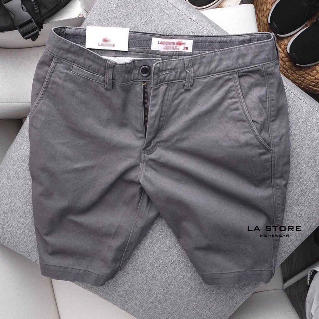 Quần short nam VNXK nhiều màu - Quần short kaki Lacos basic