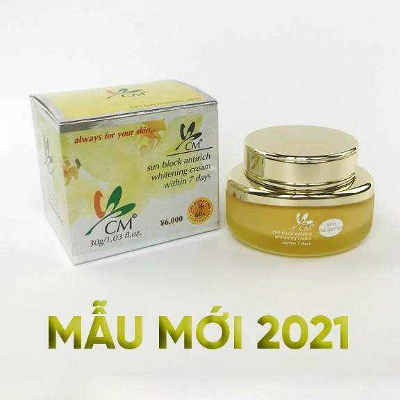 Kem ChiuMien dưỡng trắng da, giảm mụn, chống lão hoá Đài Loan 30g