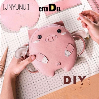 Nguyên Liệu Làm Túi Đeo Vai Mini Diy Hình Heo Con Đáng Yêu