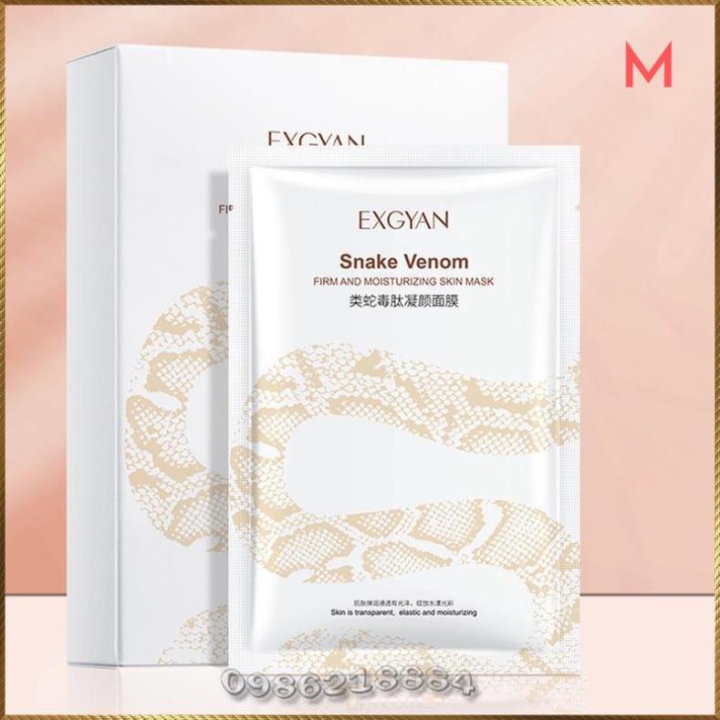 Mặt nạ chiết xuất Peptide từ Nọc Rắn Exgyan Snake Venom Firm And Moisturizing Skin Mask ESV9 A6