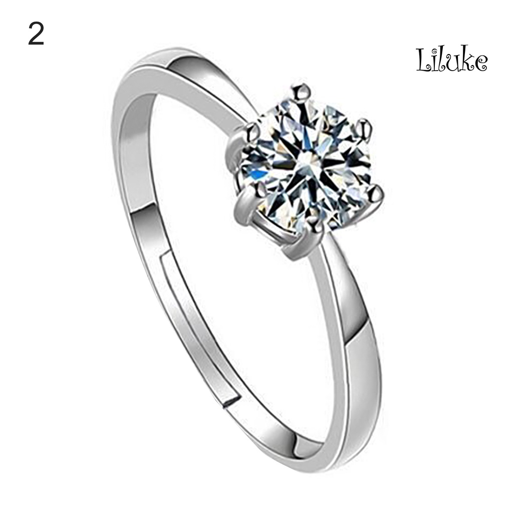 Nhẫn Hợp Kim Đính Đá Kiểu Dáng Sang Trọng Cho Nữ