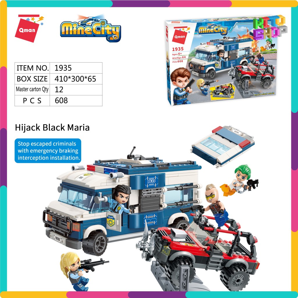 Bộ Đồ Chơi Xếp Hình Thông Minh Lego Qman 608 Mảnh Ghép Giải Cứu Tội Phạm 1935 Cho Trẻ Từ 6 Tuổi