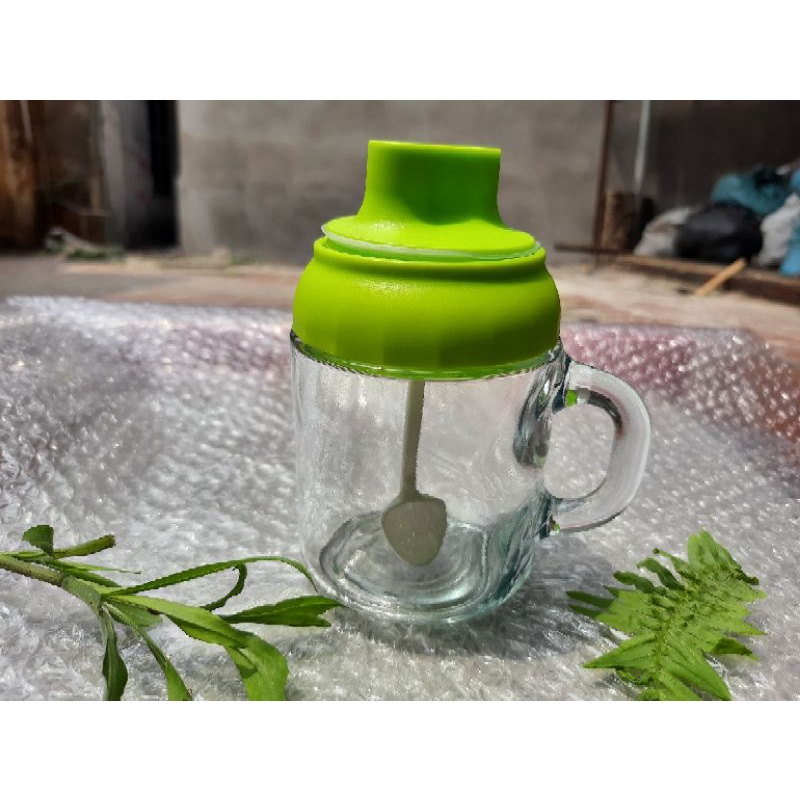 Hũ Thủy Tinh Đựng Gia Vị Kèm Thìa, Lọ Đựng Gia Vị Có Muỗng Tiện Ích Cho Nhà Bếp - Duonghieu6789