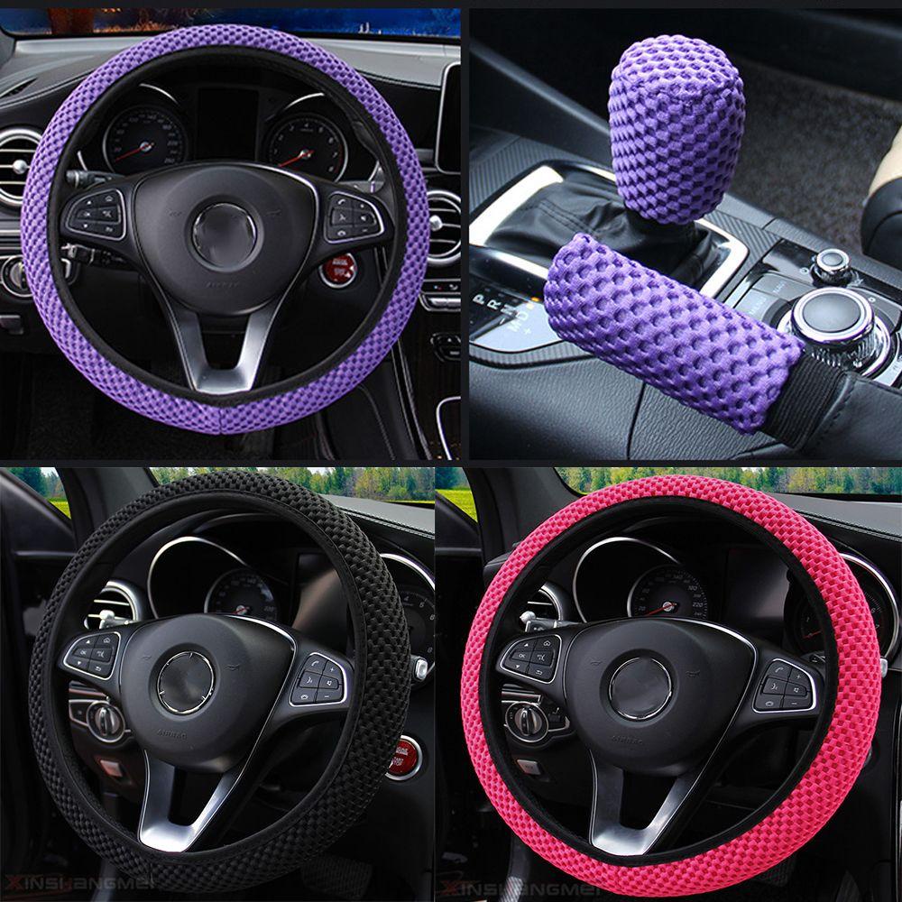 Vỏ Bọc Bảo Vệ Vô Lăng Xe Hơi Bằng Lông Giữ Ấm Tiện Dụng