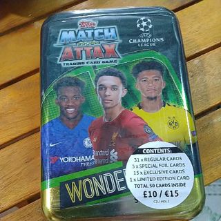 Mega tin – Wonder kids – Match attax Champions League mới 2020