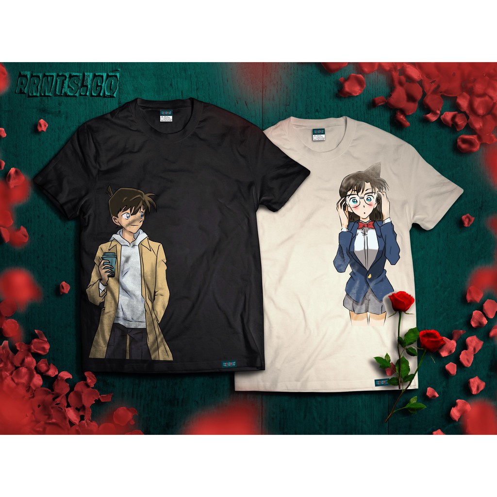 MẪU MỚI - Áo thun SINICHI X RAN DETECTIVE CONAN ANIME COUPLE SHIRT bán chạy nhất