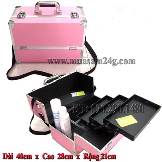 Cốp đựng mỹ phẩm chuyên nghiệp dài 40cm Cao 28cm Rộng 20cm