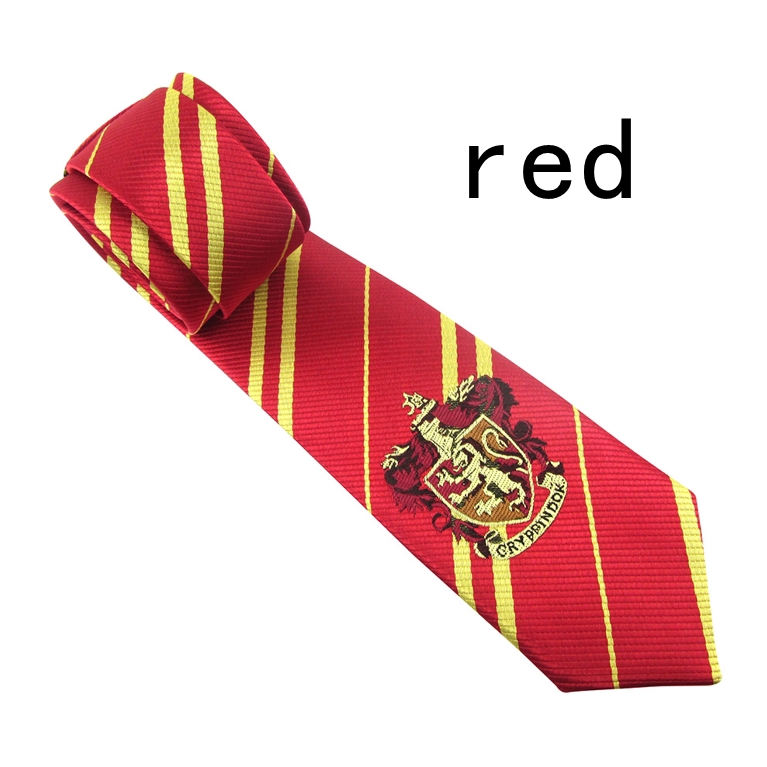 Harry Potter Necktie tie Hogwarts houses with log