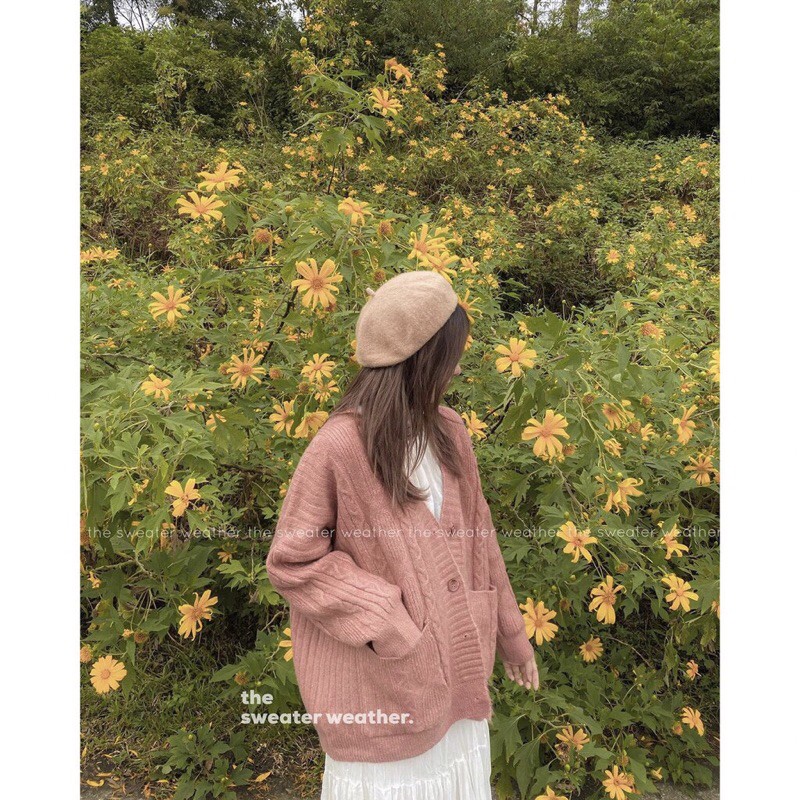 Áo cadigan len siêu hot