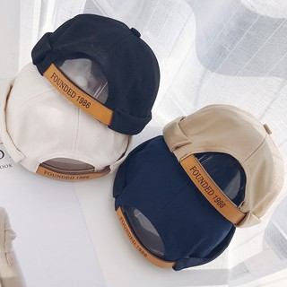 Mũ tròn cotton thoáng khí thời trang bốn mùa cho nam nữ