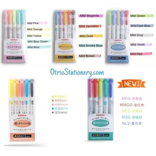 (Chính hãng- có bill) SET BÚT HIGHLIGHT ZEBRA MILDLINER