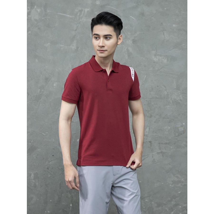 Áo thun polo nam Aristino APS008S1 phông có cổ bẻ dáng slim fit ôm nhẹ trơn màu vải cotton cao cấp mềm mại