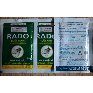 Thuốc diệt ruồi xanh RADO (20G/1GÓI) Combo 3 gói