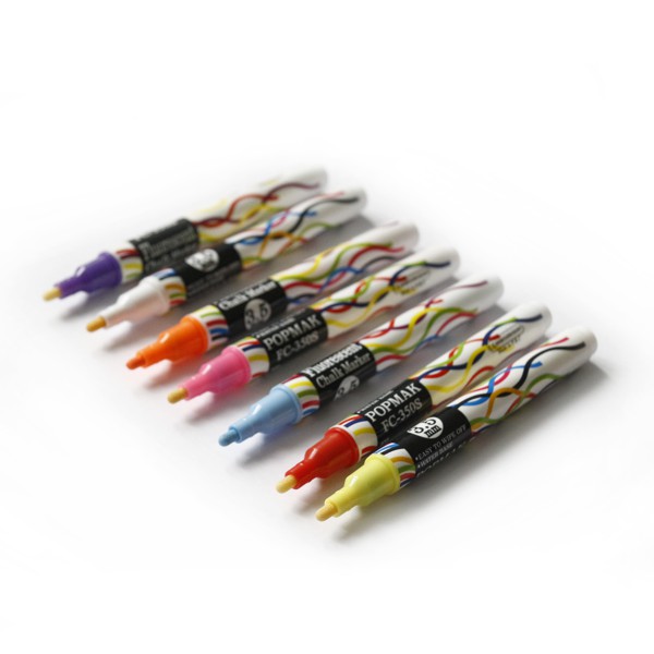 Lẻ - Bút dạ quang ngòi nhỏ 3.5mm - Bút viết bảng đen, bảng menu, bảng kính - Màu sắc ngẫu nhiên