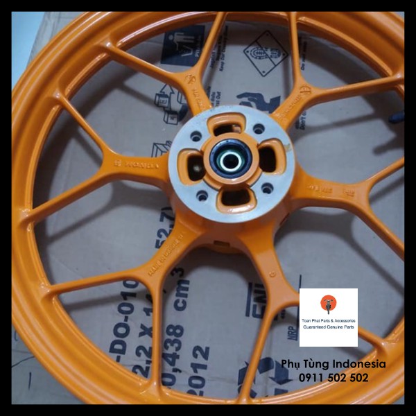 Bánh sau mâm sau Sonic Repsol 150R NHẬP KHẨU CHÍNH HÃNG INDONESIA