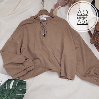 Bigsize Áo croptop A61