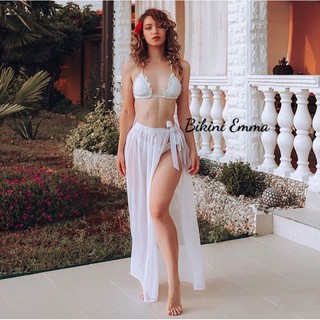 Chân váy voan cao cấp đen, trắng (hình thật)