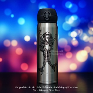[ HÀNG CÓ SÃN ] Bình giữ nhiệt STARBUCKS nắp bật phiên bản Tiên Cá - SIREN STORE