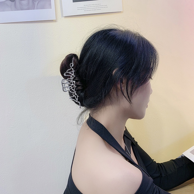 Kẹp Tóc Phong Cách Hàn Quốc Cá Tính Cho Nữ#Kẹp Tóc Cá Mập Kim Loại Mới 39; s