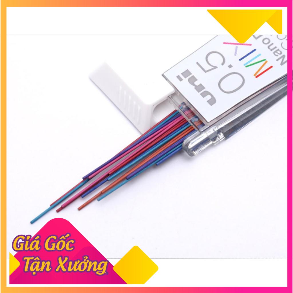 Ngòi Chì Kim Màu, Ruột Chì Màu 0.5mm Uni Nano Dia - MỘC XINH