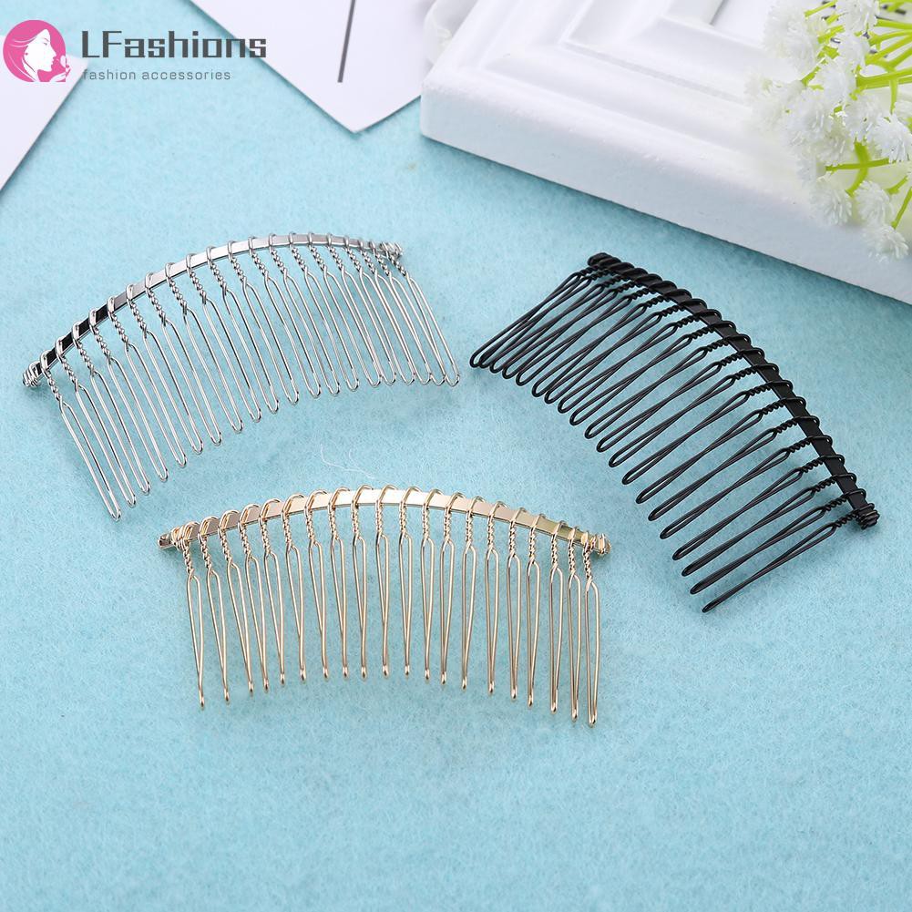 Lfashion❤ 5pcs Fork Comb Fine Tooth Wedding Decoration Bride Hair Jewelry Accessory