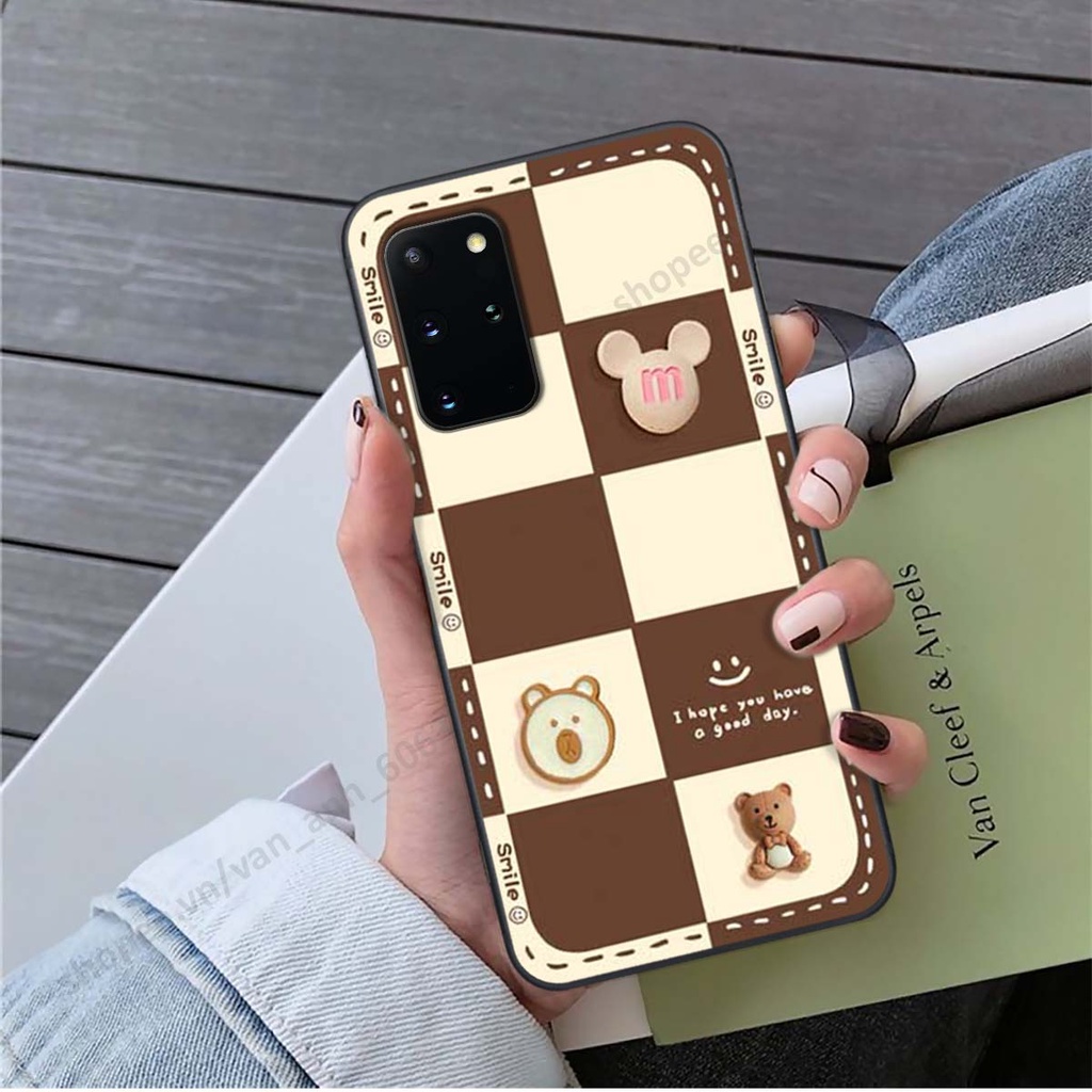 Ốp lưng Samsung S20 / S20 Plus / S20+ hình gấu, kẹo dễ thương cute