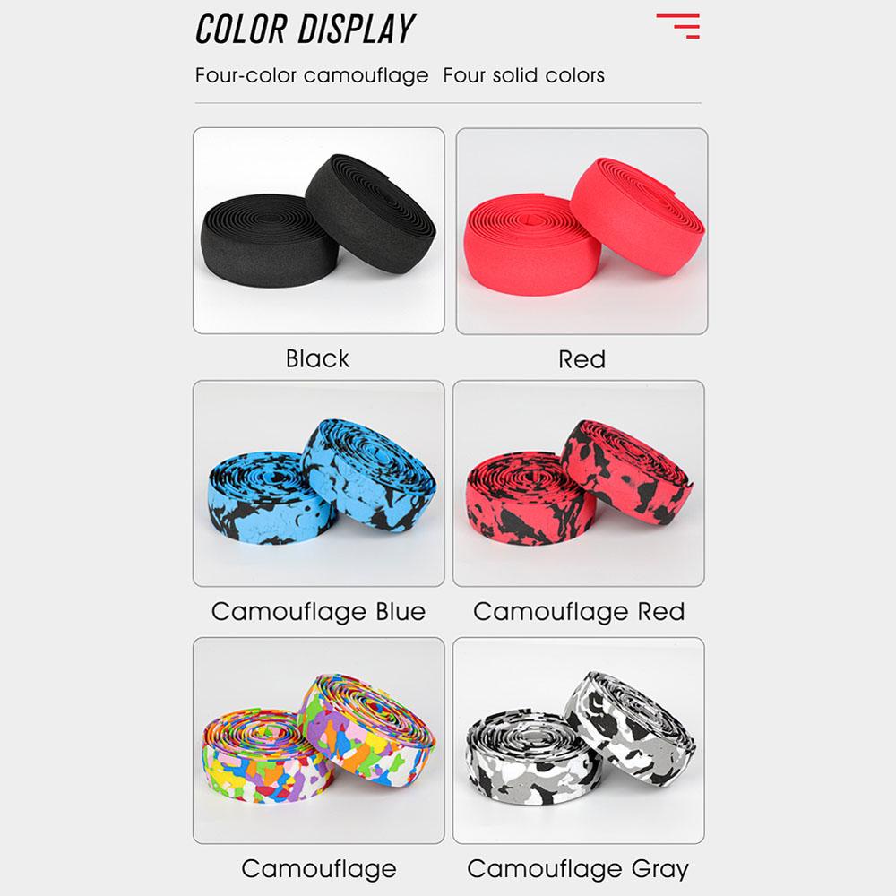 Băng Quấn Tay Lái Xe Đạp Kèm 2 Nút Bịt Chống Trượt Bằng EVA