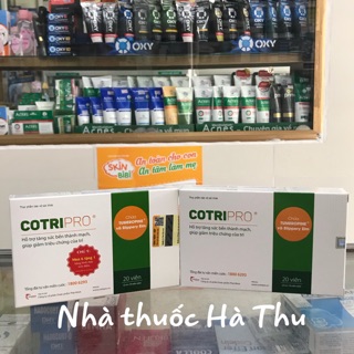 Viên uống Cotripro-Hỗ trợ giảm các triệu chứng của trĩ