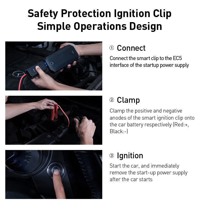 Bộ kích nguồn dùng cho xe ô tô Baseus Super Energy Car Jump Starter