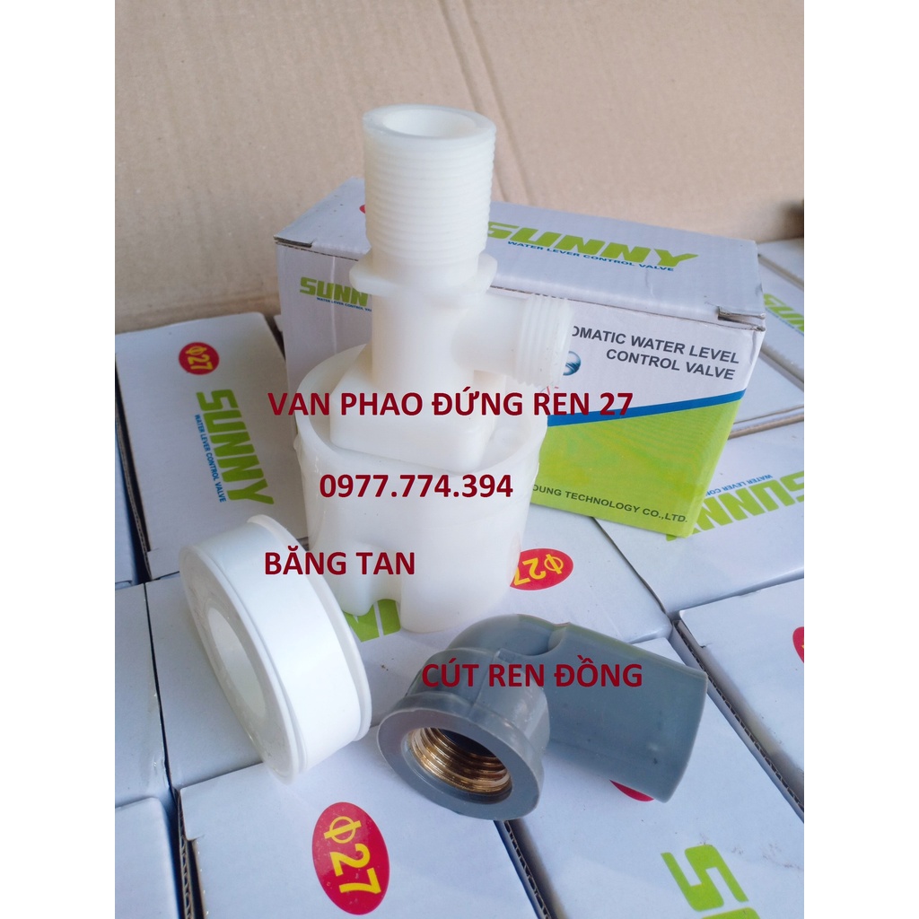 VAN PHAO CƠ THÔNG MINH F27 F21 CHỐNG TRÀN TỰ ĐỘNG KÈM SẴN LỌC RÁC