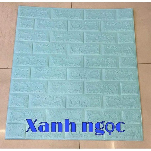 Tấm Xốp Dán Tường 3D Giả Gạch Chống Ẩm Cách Nhiệt KT 70x77cm