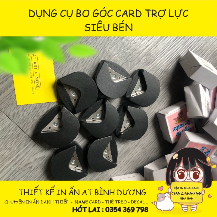 Dụng cụ bo góc card Mini tiện lợi,  trợ lực bo góc nhẹ nhàng
