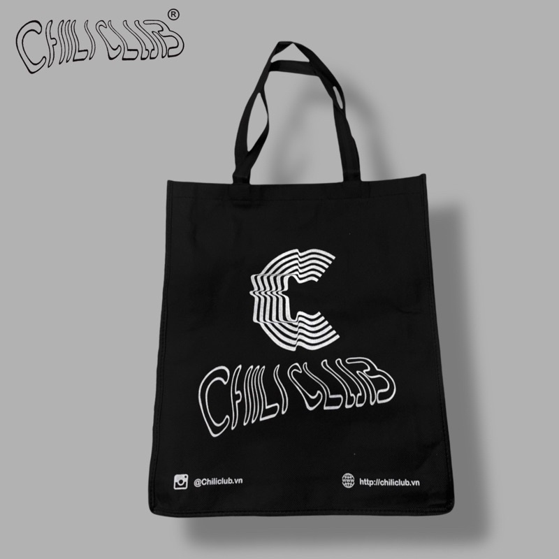 Túi Tote CHILICLUB Chính Hãng ( Vải không dệt poly)
