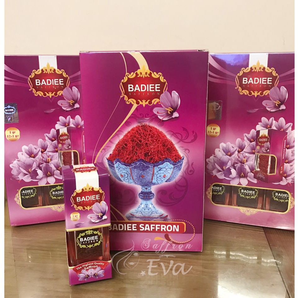 Hộp lớn 2gram Saffron Negin Iran thương hiệu Badiee/ Nhụy Hoa Nghệ Tây hộp lớn 2gram