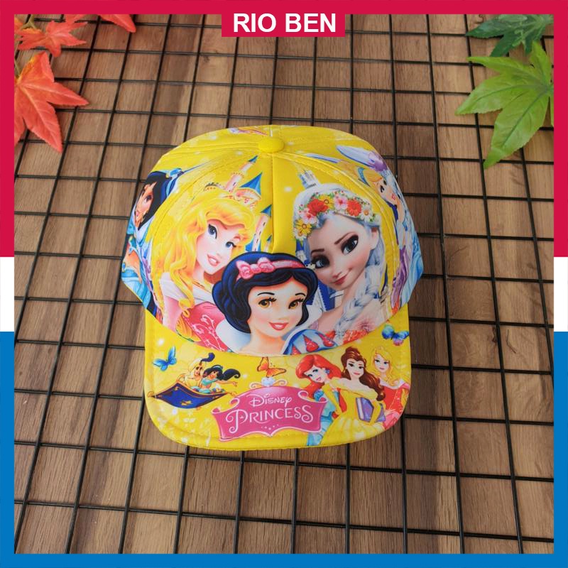 Nón bé gái in hình công chúa dễ thương, bé từ 2-5 tuổi RBN113