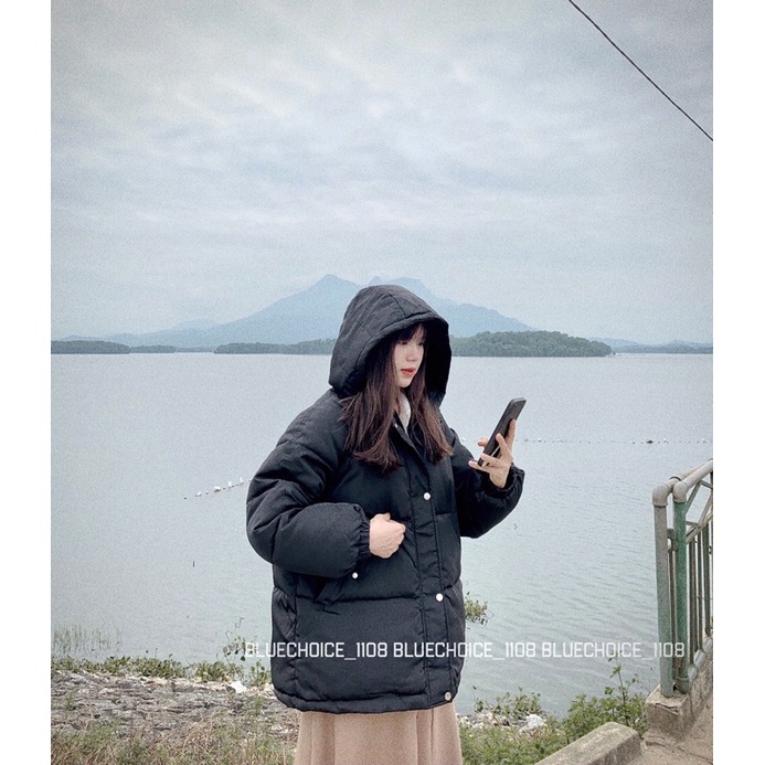 ÁO KHOÁC PHAO BÉO TRƠN BASIC FREESIZE ❤️‍