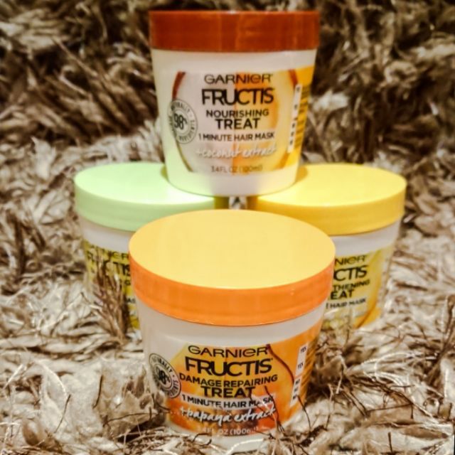 Ủ tóc siêu phục hồi siêu tốc 1 phút Garnier Fructis mặt nạ tóc dưỡng ẩm phục hồi | BigBuy360 - bigbuy360.vn