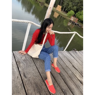Giày lười vải Cao Cấp