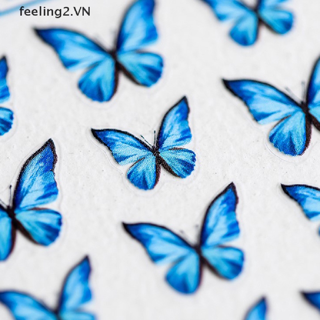 Cánh Bướm 5D Trang Trí Móng Tay