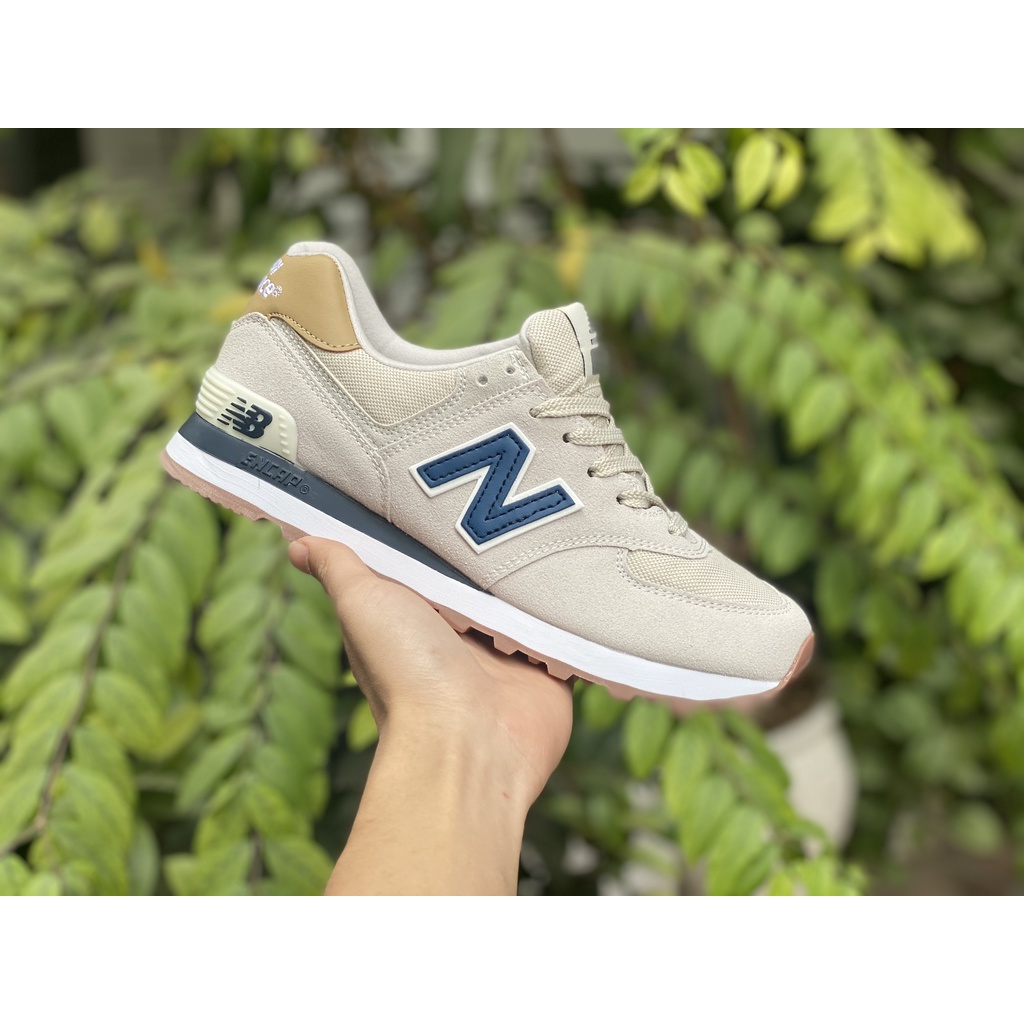 Giày NB 574 Classic Grey Blue- Xanh than Bản Cao cấp