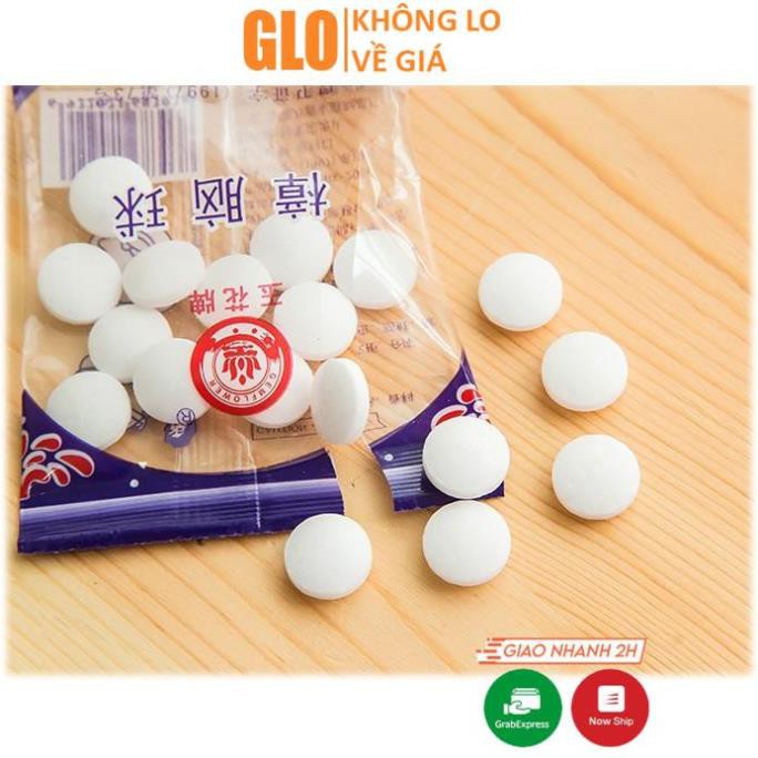 Combo 20 Viên Long Não, Băng Phiến Đuổi Gián, Khử Mùi Tủ Quần Áo Giày Dép, Đồ Dùng Nhà Tắm