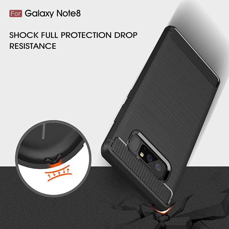 Ốp lưng điện thoại thời trang bằng Silicone mềm chống sốc cho Samsung Galaxy Note 8 Note 8 6.3"