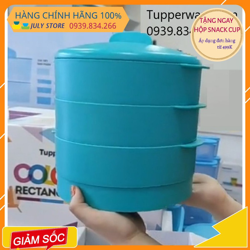 Tupperware💕Freeship💕Xửng hấp Steam It 3 tầng MỚI 2021