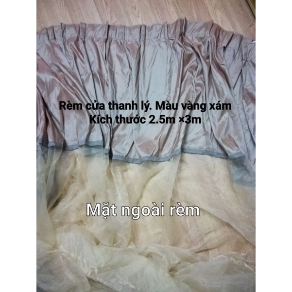 Rèm cửa thanh lý giá rẻ nhiều mẫu